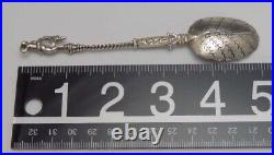 11 Late 1800's-Early 1900's Antique German/Dutch 800 Silver Hanau Spoons