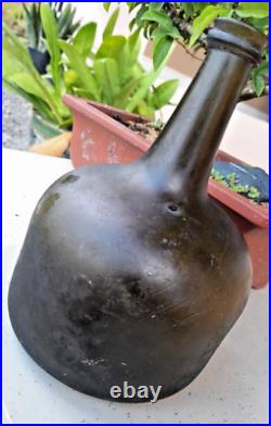 1740's EARLY GERMAN MALLET Continental Black Glass