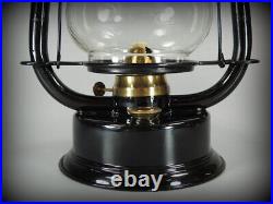 1900's Antique German Kerosene Lantern FRIEDRICH GÜNTHEROriginal Etched Globe