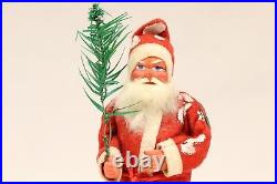 1920's Antique German Saint Nickolas with Chime Christmas Candy Container 9