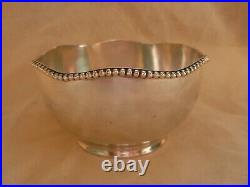 ANTIQUE GERMAN SOLID SILVER BOWL, LATE 19th OR EARLY 20th CENTURY