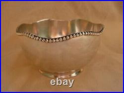 ANTIQUE GERMAN SOLID SILVER BOWL, LATE 19th OR EARLY 20th CENTURY