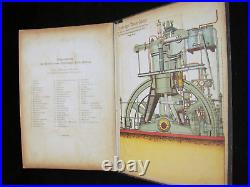ANTIQUE POP-UP BOOK Machines Engineering Fold-outs Color German Early 1900 vtg