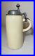 Antique_1Ltr_Early_1800_s_German_pottery_pewter_lidded_beer_stein_mug_tankard_01_wmse