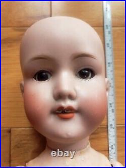 Antique Approx 22 Ins German Armand Marseille Doll 390 A 4 M Fully Jointed c1910