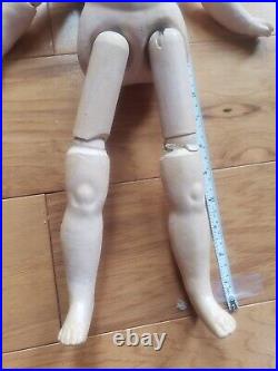 Antique Approx 22 Ins German Armand Marseille Doll 390 A 4 M Fully Jointed c1910