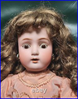 Antique Bisque German Doll 23 Alt Beck Gottschalk Original Eyes