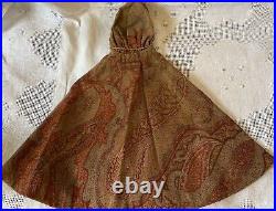 Antique C1850 Fine Paisley Cape For French Or German Bisque Doll Or Early Doll