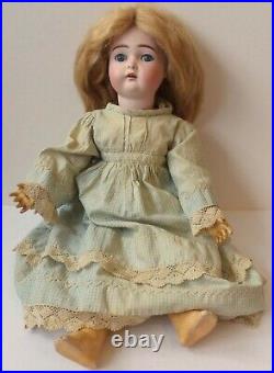 Antique Cassel German 18 Bisque Doll Ball Jointed Blue Eyes Marked C P2991