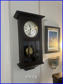 Antique Dufa German Pendulum Wall Clock With Largo Gong