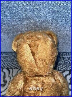Antique Early 20thC German Jointed Mohair Teddy Bear Shoe Button Eyes