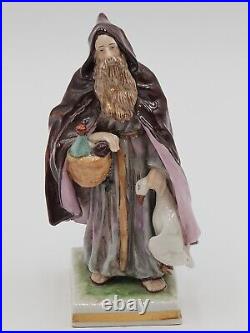 Antique Ernst Bohne & Sohne German Porcelain Monk Figurine 6 Marked