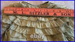 Antique Finest Dress For Antique French Or German Bisque Or Early Doll Lot 106