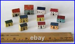 Antique GERMAN PUTZ ERZGEBIRGE HOUSES Christmas Country Home Holiday Christmas