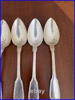 Antique German 800 Silver Spoons lot of 6