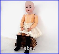Antique German Bisque Doll Hermann Steiner #17 withOrg Compo Body 25