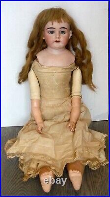 Antique German Bisque LHB Doll 22 1/2 Louis Herman Bonvoisin P1529