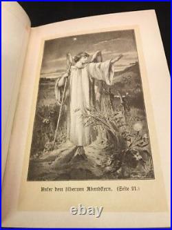 Antique German Book Late 1800 Early 1900 Fur Alle Stunden Antiquarian Book Y4