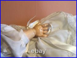 Antique German Kistner 15413 Doll Bisque & Soft Sleepy Eyes Teeth Original 24