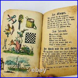 Antique German Lesson Book Early 1870s AMAZING Herman Henry Munstermann Dec. 24