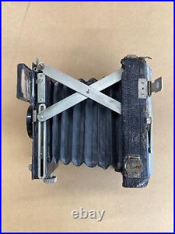 Antique German Plaubel Makina Press Camera Anticomar Lens Early 1910s