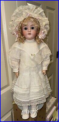 Antique Kley & Hahn German Doll Walkure 24 Bisque Head Fully Jointed Compo Body