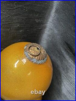 Antique Original 7 Egg Shaped Glass Kugel Ornament. Early 1880s German X 2