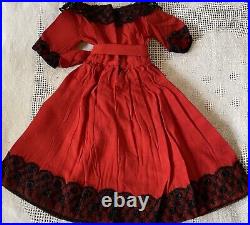 Antique Outfit For French Or German Bisque Or Early Lady Doll, Best