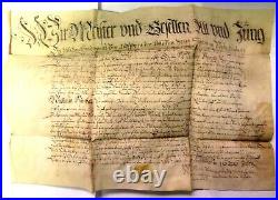 Antique Rare German Documents 1600's to Early 1800's. Hand Written Rag & Vellum
