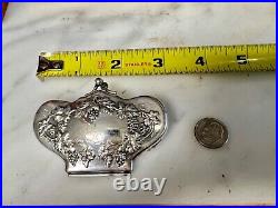 Antique Victorian German Silver early 1900s change Purse c clasp Brooch