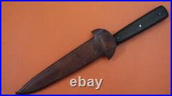Antique early XXc german Boker or Herder Argentine creole knife ebony scales