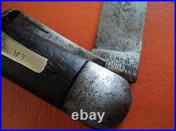 Antique german Gathen Solingen folding pocket knife early XXc with advertising