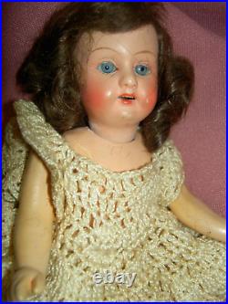 Darling, early antique bisque, 7 Armond Marseille 390, German doll withsleep eyes