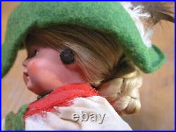 Early Antique Alpine Tyrolean Dutch German Celluloid Doll & Attire As Is, 10
