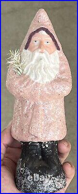 Early Antique Belsnickle 8 German Santa Pink Belsnickle Salmon Belsnickle Mint