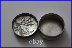 Early German 800 Silver snuff box from prominent estate collection