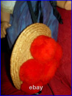 LARGE 18 jt'd. Celluloid or early plastic 1940 German Schwaebisch dressed doll