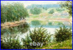 R Bertuch (German, early 20C) oil painting antique 124030