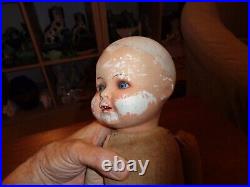 Rare Early Antique German Armand Marseille Signed A. M Bisque Head Doll